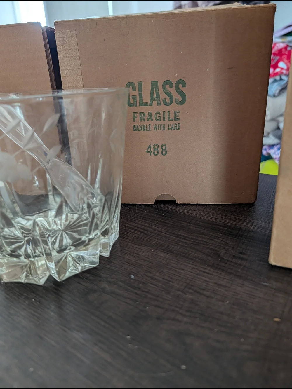 Princess House Heritage Ice Bucket Vintage Lead Crystal 488